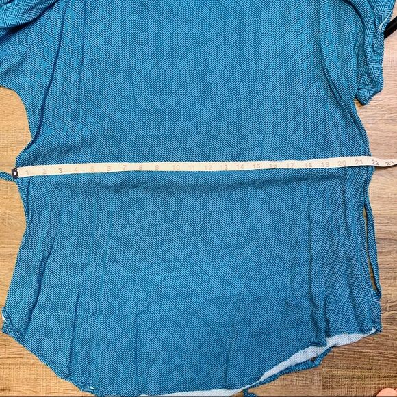 Pixley Martin Tie Waist Geometric Print Tunic Top Size XL - Picture 16 of 16